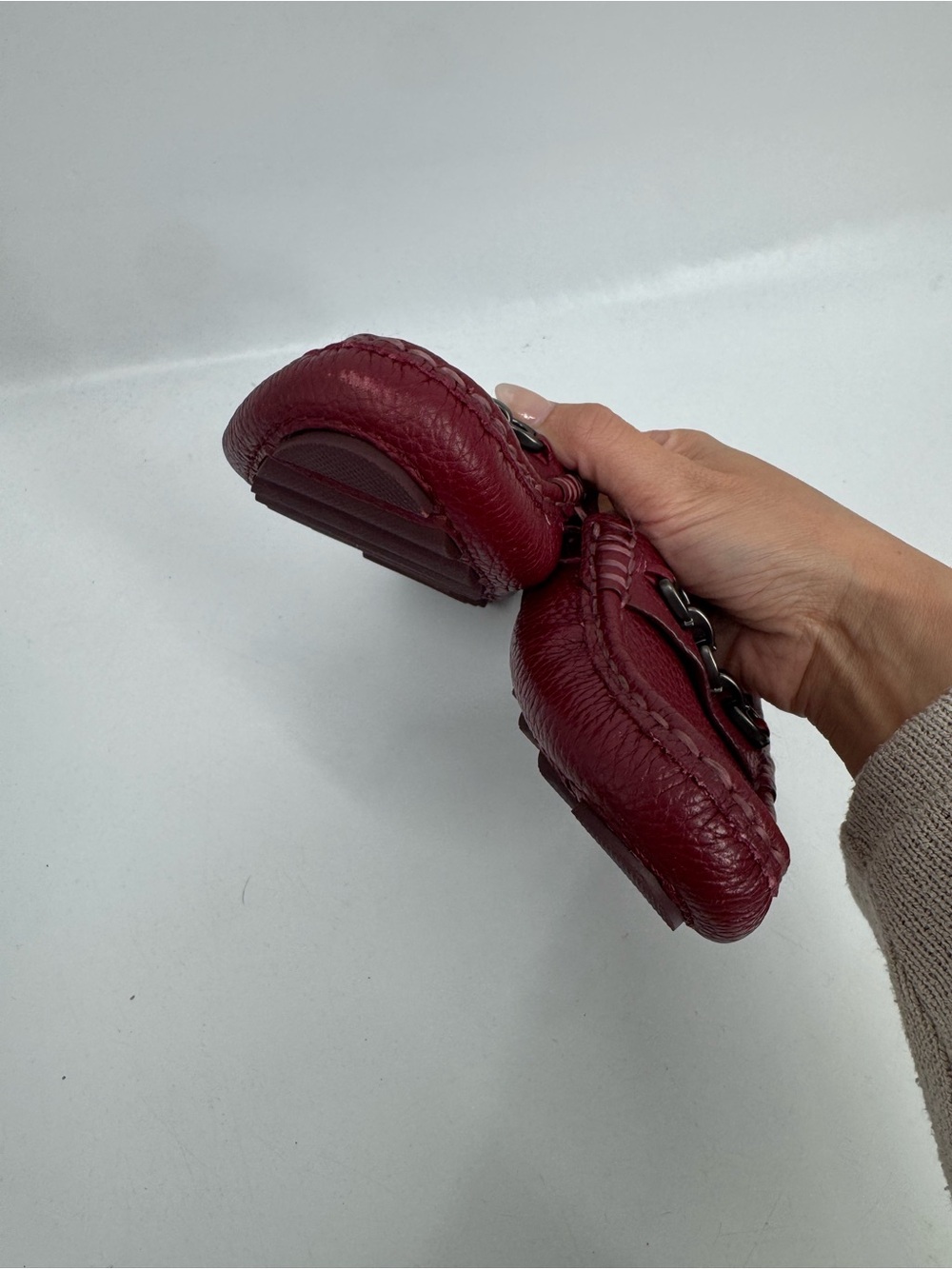 Coach Crosby Turnlock Driver Leather Loafer Size 7.5B - Picture 7 of 11
